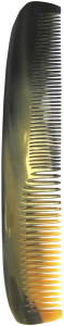 Golddachs Horn Herrenkamm, geteilt gezahnt