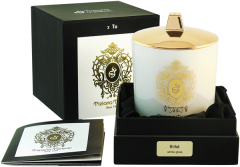 Tiziana Terenzi Kirkè Candle small White Glass with Lid