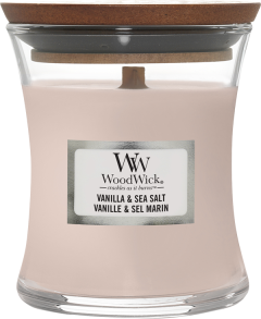 Woodwick Mini Hourglass Vanilla & Sea Salt
