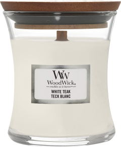 Woodwick Mini Hourglass White Teak