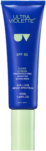 Ultra Violette Clean Screen Fragrance Free Weightless Sensitive Skinscreen SPF30
