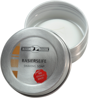 Golddachs Rasierseife Classic in Aluminium-Dose, gebürstet