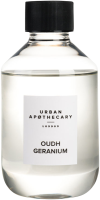 Urban Apothecary Oudh Geranium Luxury Diffuser Refill & Reeds