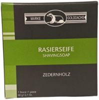 Golddachs Rasierseife Zedernholz im Nachfüllpack