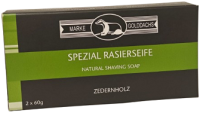 Golddachs Rasierseife Zedernholz im Nachfüllpack 2x 60 gr.